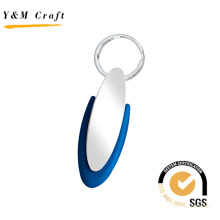 Promotional Gift Customized Metal Blank Key Chain with Rubber (Y02205)